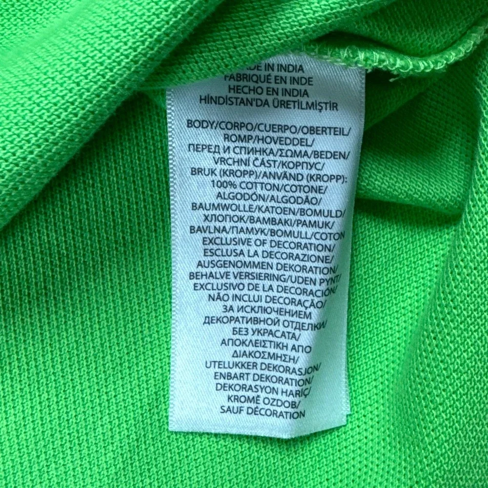 NEW Polo Ralph Lauren Mens Medium Green Classic Fit Mesh Cotton Polo Shirt